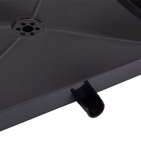 水切りWコート(1段ワイド FW-1W ブラック) 16枚目画像