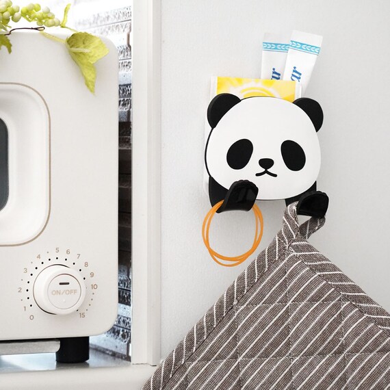 スティッキーフックポケット(パンダ) 2枚目画像