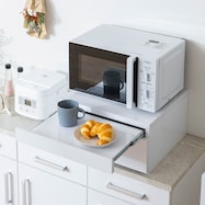 レンジ下収納スライドテーブル(WH)