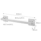 フィルムフック タオルハンガープレート(幅36cm) 3枚目画像