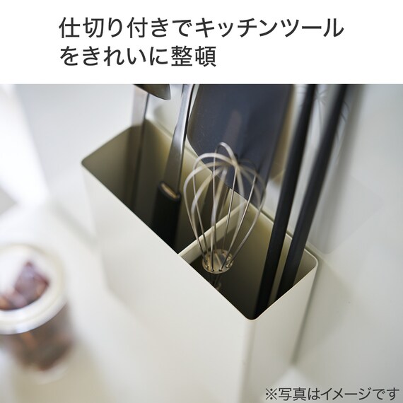 マグネットキッチンツールスタンド(FLAT ホワイト) 5枚目画像