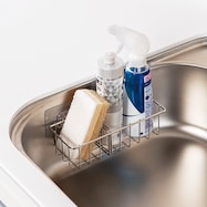 くりかえし貼ってはがせるスポンジ・ボトルラック(SUS)