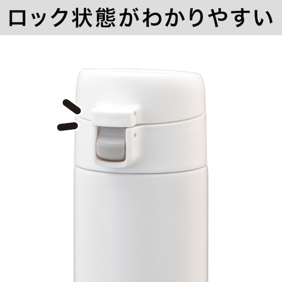 ステンレスワンタッチボトル(520ml WH) 5枚目画像