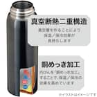 ステンレスワンタッチボトル(770ml DGY) 2枚目画像
