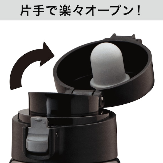 ステンレスワンタッチボトル(770ml DGY) 6枚目画像