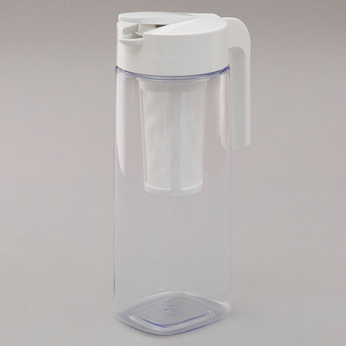 たてよこ置けるワンプッシュ冷水筒 茶こし付き(2.1L) | ニトリネット