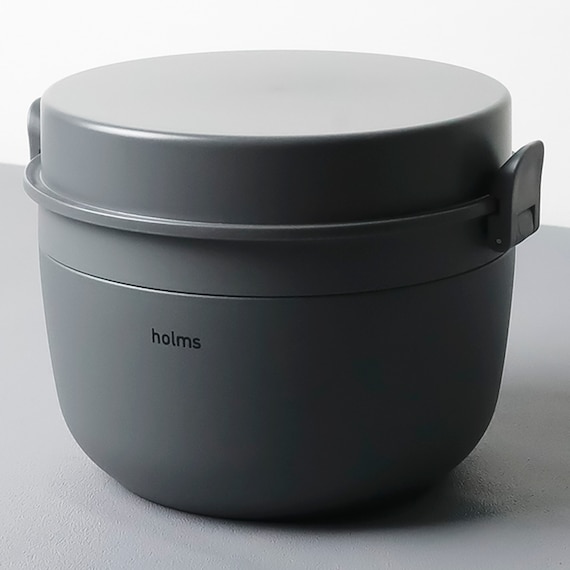 料理を温かいまま持ち運べる、保温ランチジャー(850ml グレー) 7枚目画像