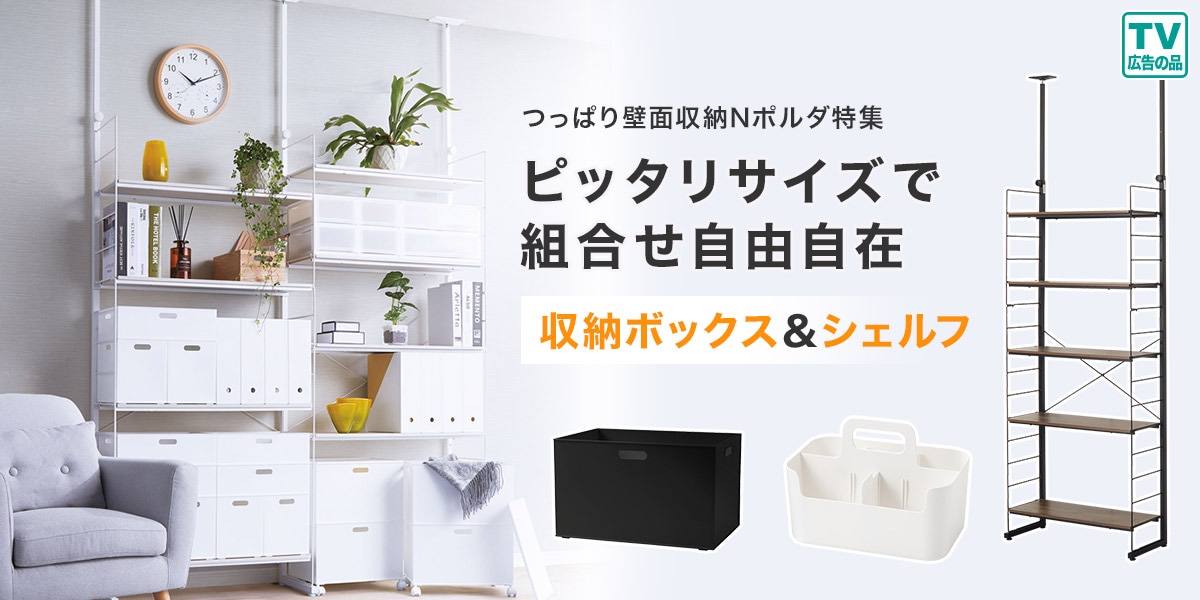 つっぱり壁面収納Nポルダ
