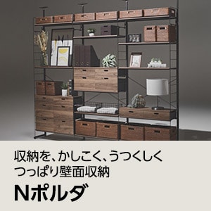 つっぱり壁面収納Nポルダ