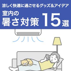 室内の暑さ対策15選