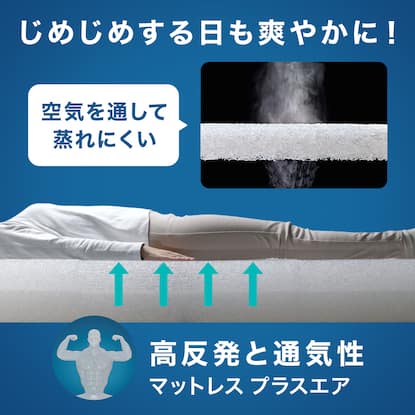 ニトリの通気性の良い寝具 プラスエア
