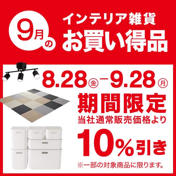 今月のお買い得品 おすすめアイテムが月替わりでお得に