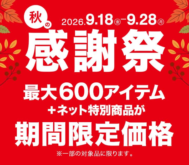 お客様感謝価格商品✨✨ 家具・大型家電 秋の感謝祭
