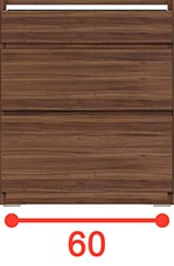 ニトリ　ミドルボードポルテ（ミドルブラウン） ニトリスタジオミドルボード-UF01 | ニトリネット【公式】 家具