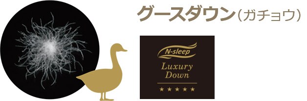 グースダウン(ガチョウ)