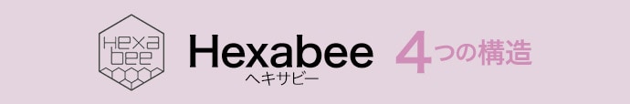 Hexabee ヘキサビー 4つの構造