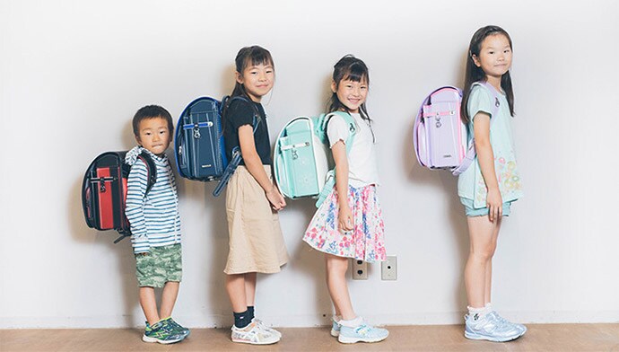 子供たちのランドセル姿