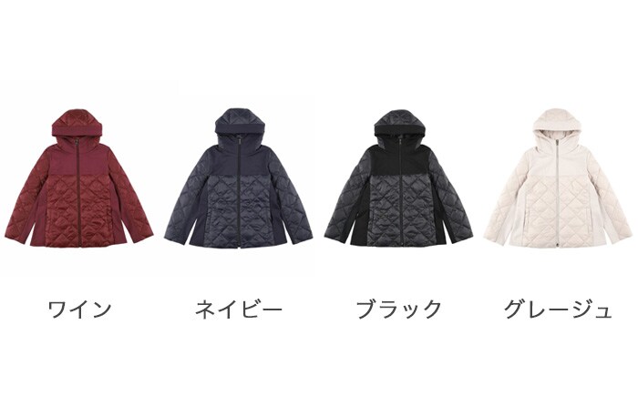 ボンバー×ファイバーダウン切替えコート