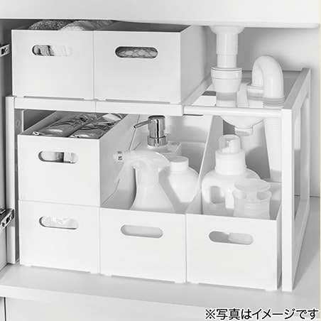 洗面周り専用に考えられているため、このシリーズで揃えれば、統一感を出すことができます。
