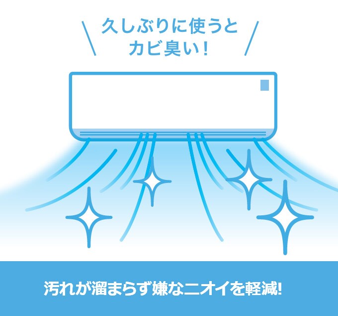 汚れが溜まらず嫌なニオイを軽減!