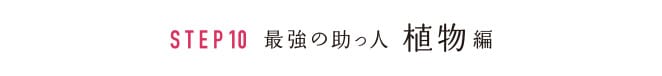 STEP10 最強の助っ人 植物編