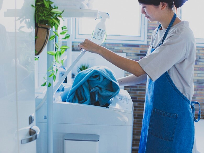 手間は省いて、「好き」はそのまま。我が家の洗濯機とルーティーン。