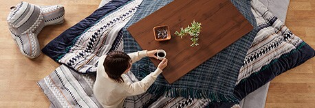 多彩なデザインでこたつまわりをコーディネートこたつ小物も♪
