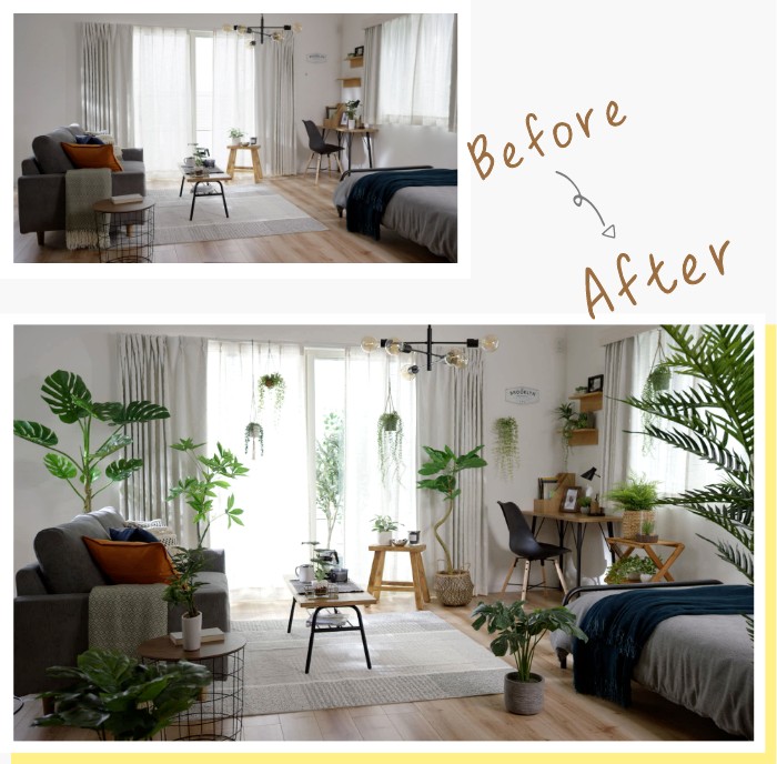 お部屋の Befor After