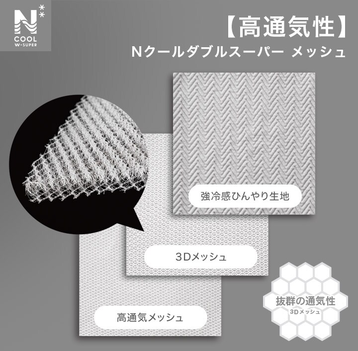 【高通気性】敷きパッド(NクールWSP+n-s)