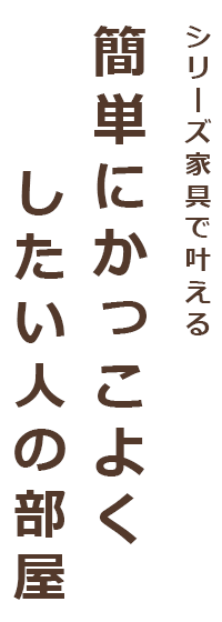 フレキシブルアイテムで叶える 簡単にかっこよくしたい人の部屋