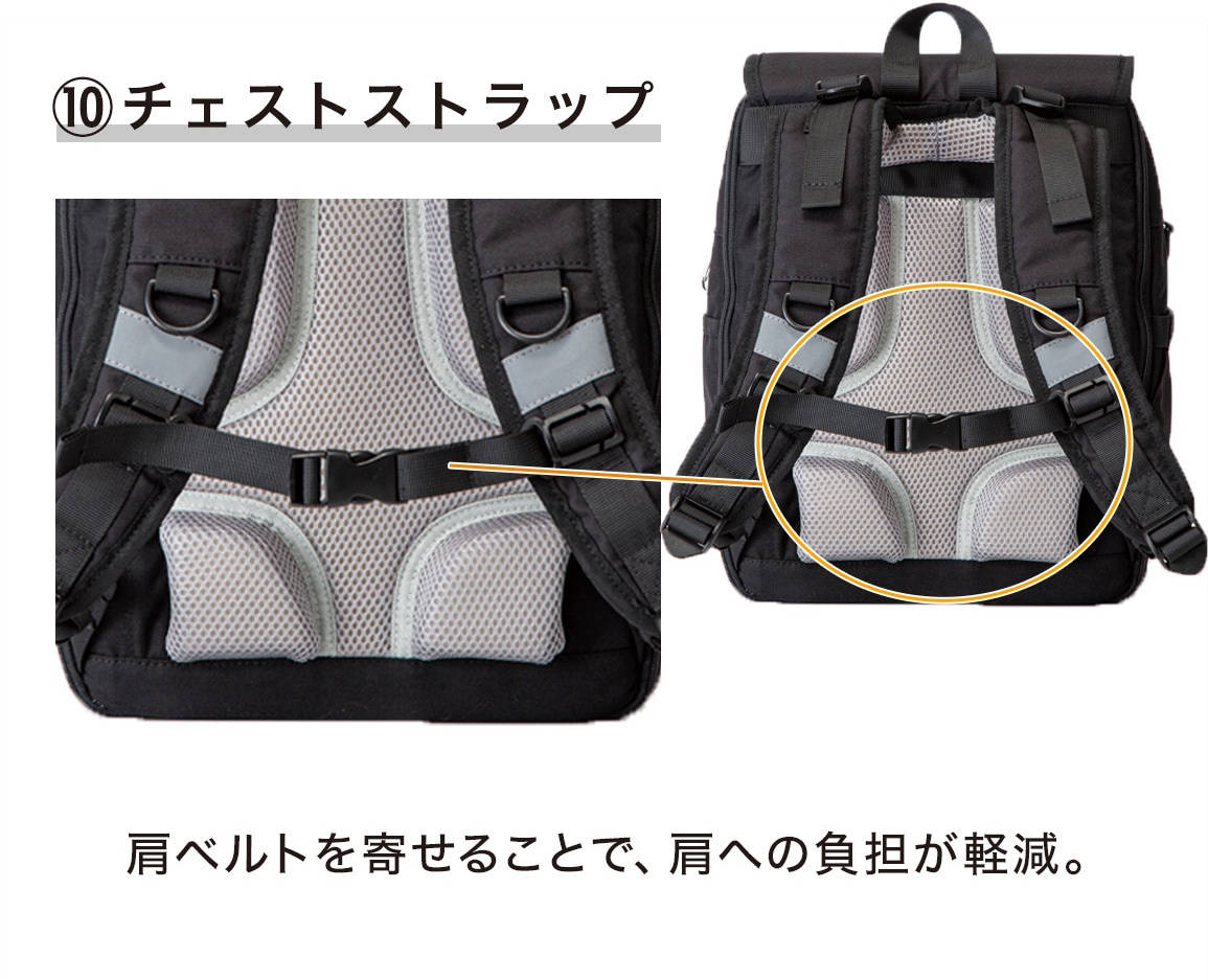 10 チェストストラップ