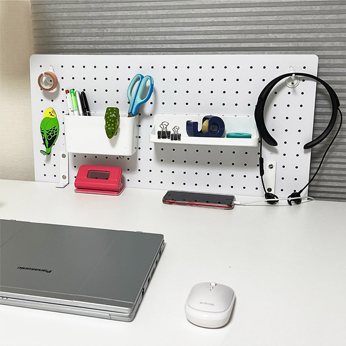 マグネット対応可能なスチールパンチングボード