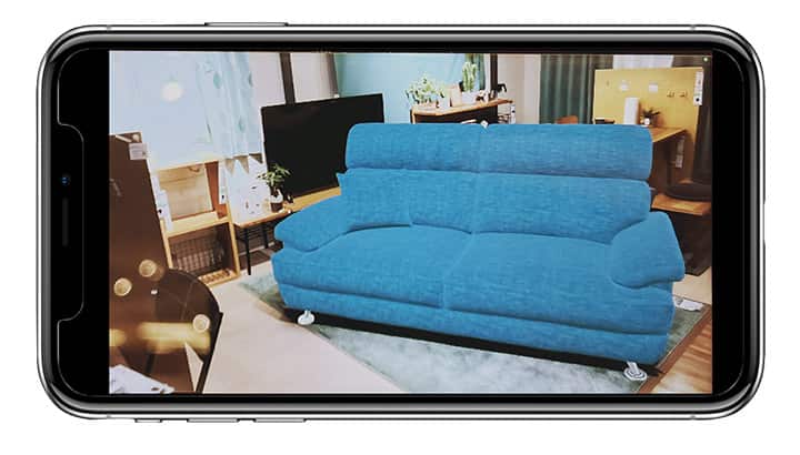 STEP03　ARモードでお客様のお部屋に配置。