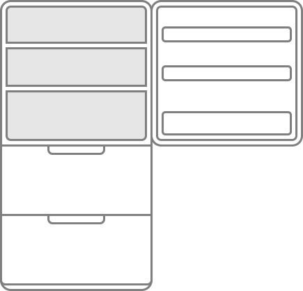 冷蔵庫のイラスト