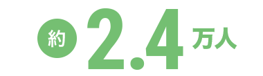 約2.4万人
