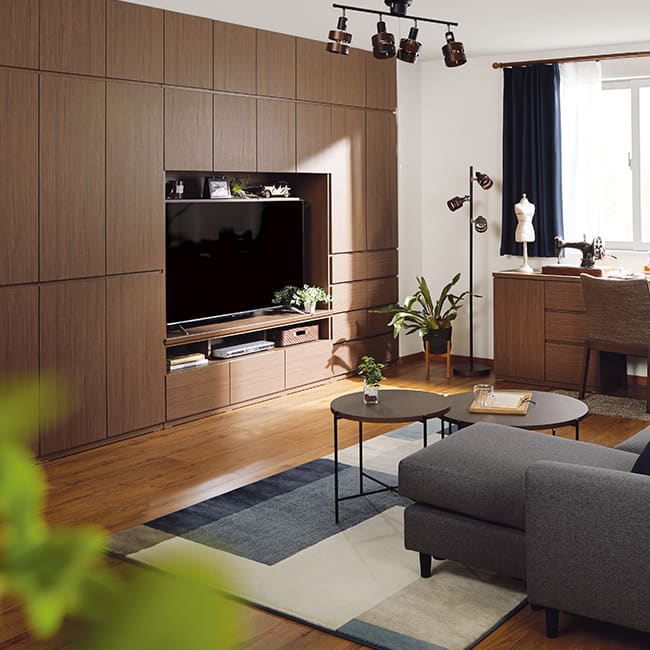 収納をまとめて暮らしをラクに。 Living room 01