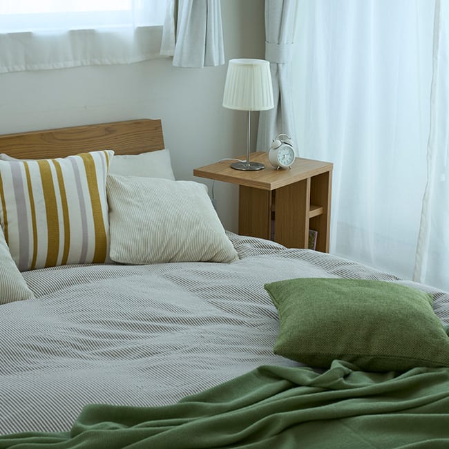 丸みのある家具や汚れに強い素材で安心。 Bedroom 02