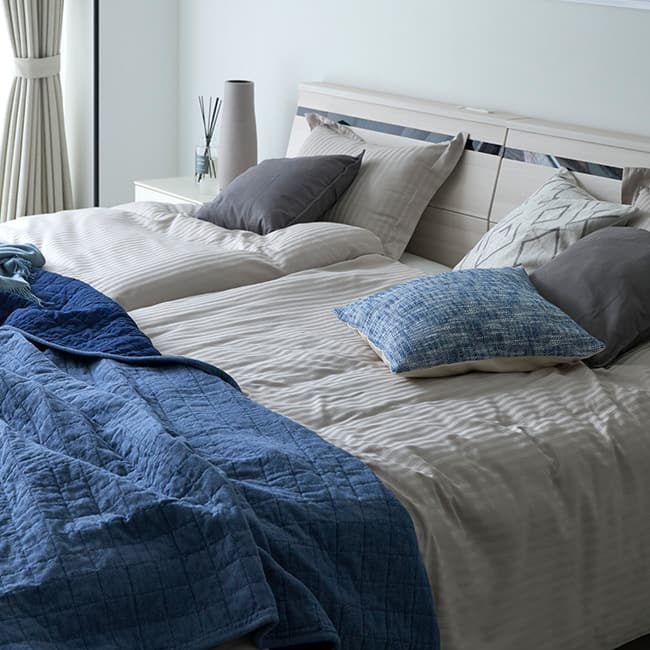 掃除がしやすい家具で、楽にキレイに Bedroom 03