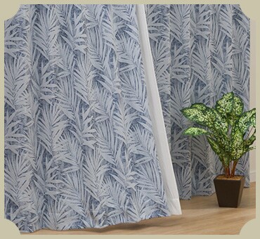 ヤシの葉柄カーテン02