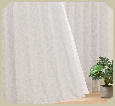 淡いグレー色のやさしい雰囲気