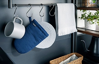 キッチンツールの場所が>一目でわかる