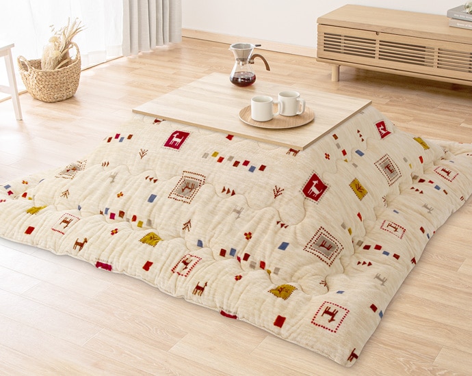 美品❗️こたつ布団 ニトリ NITORI 長方形 190×240 ノルディック柄 こたつ 布団 ノルディック | ニトリネット【公式】 家具