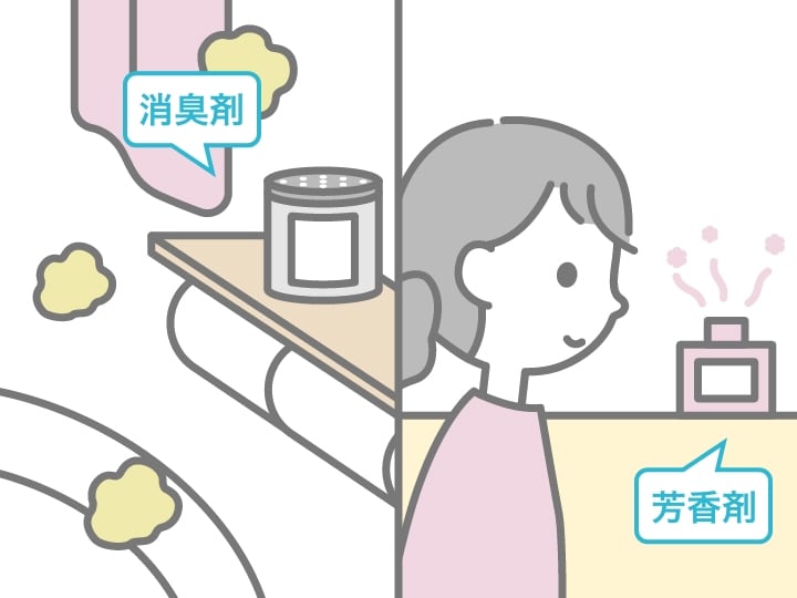 消臭剤と芳香剤の設置のコツ