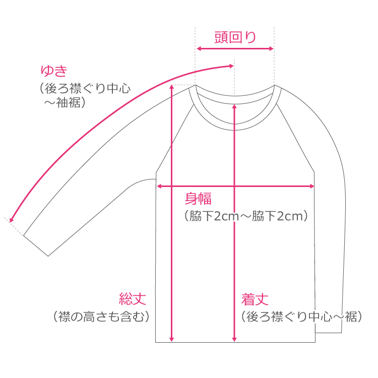 ラグランスリーブ