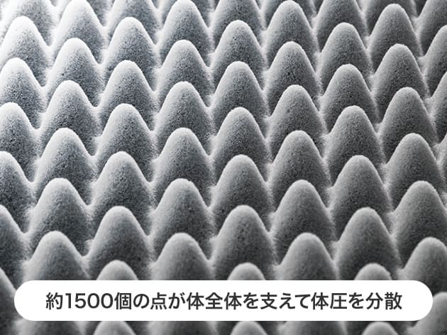 点で支える体圧分散 除湿敷ふとん