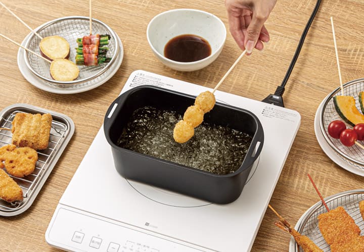 バット網付き天ぷら鍋
