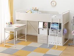 【送料込み】ニトリ 学習机 コンパクト　ホワイト 美品 コンパクトデスク(ES23 WH/BL) | ニトリネット【公式】 家具