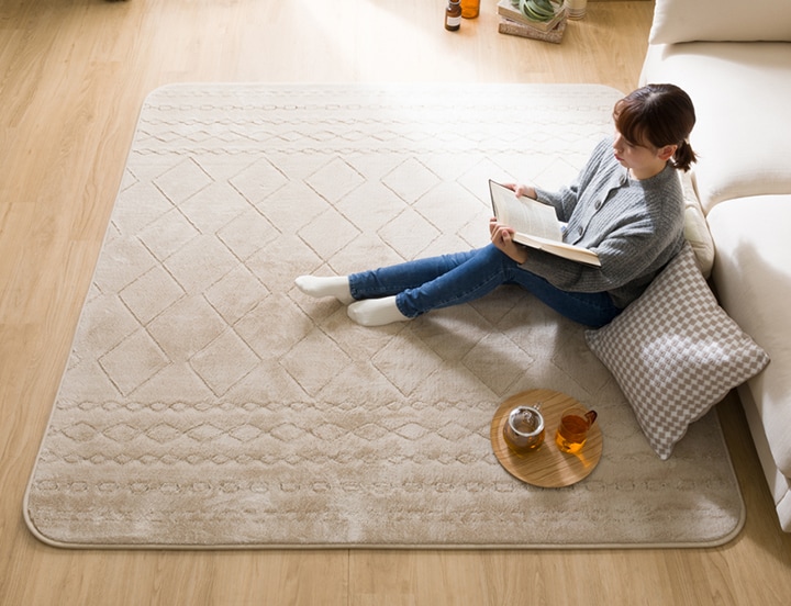 ニトリ 200×240 極厚マット カーペット ラグ Nウォーム Nウォームラグ | ニトリネット【公式】 家具・インテリア通販