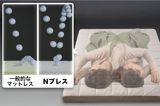 高反発で寝返りしやすい