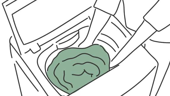 自宅で手軽に丸洗いできる